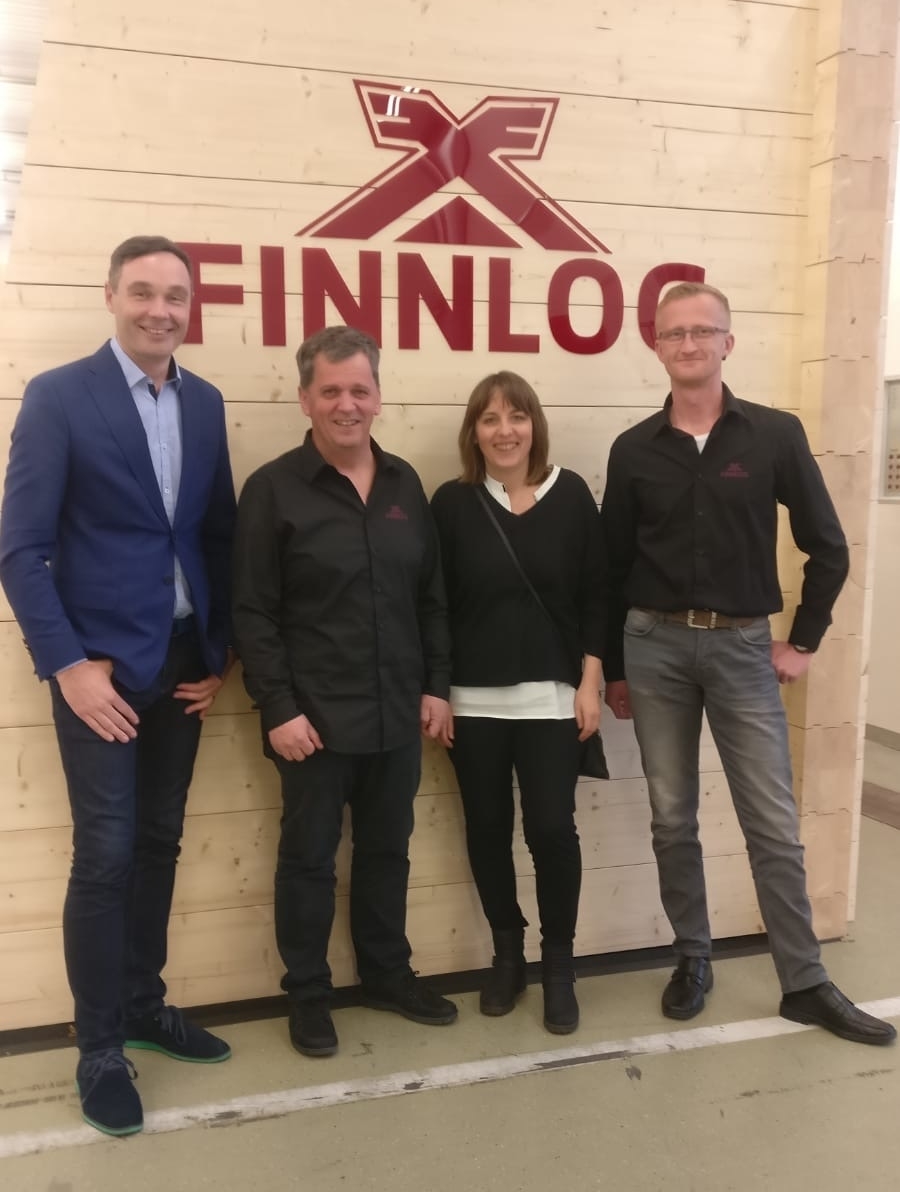 Finnlog Blockhaus auf der Baumesse HAUS 2020 in Dresden